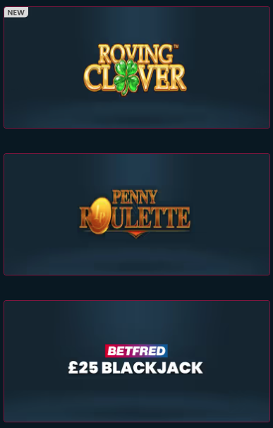 Betfred Casino offizielle Webseite